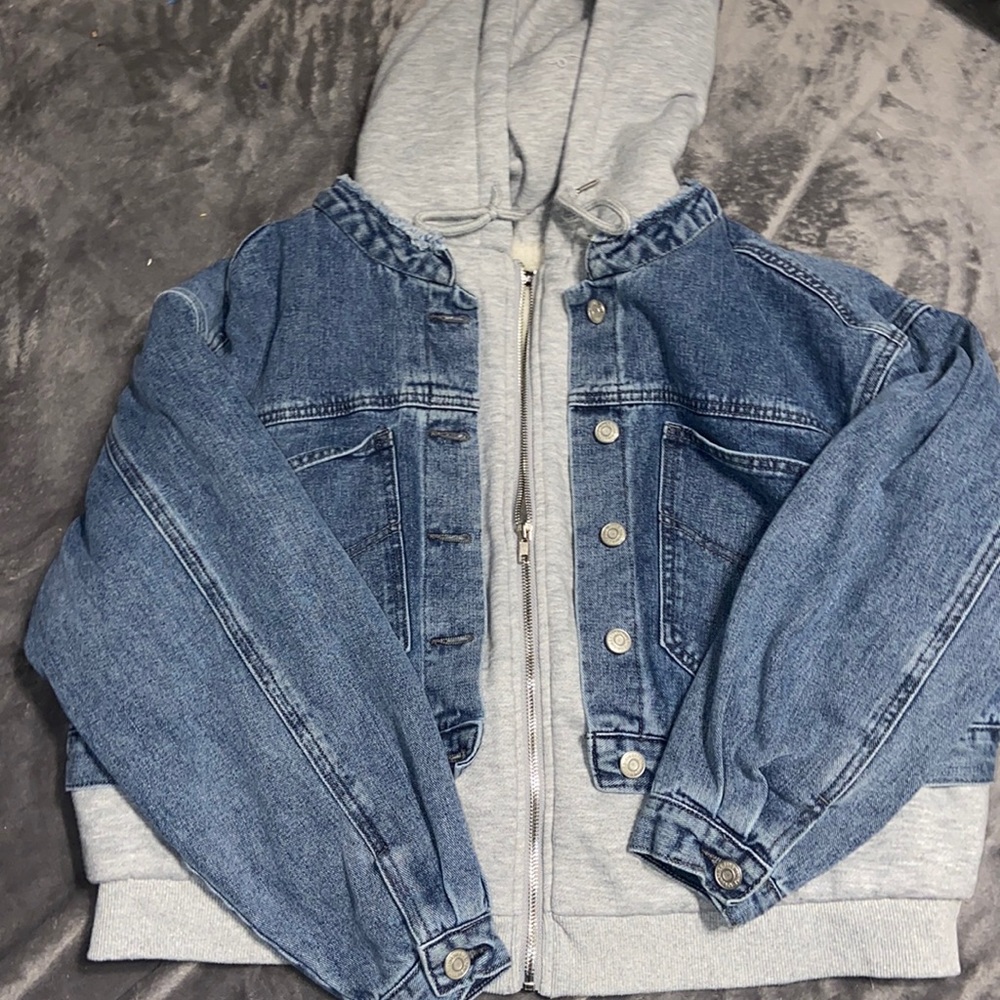 Fashion Nova Layered Jean Jacket
